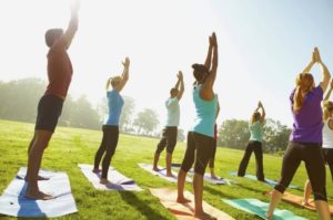 yoga en plein air